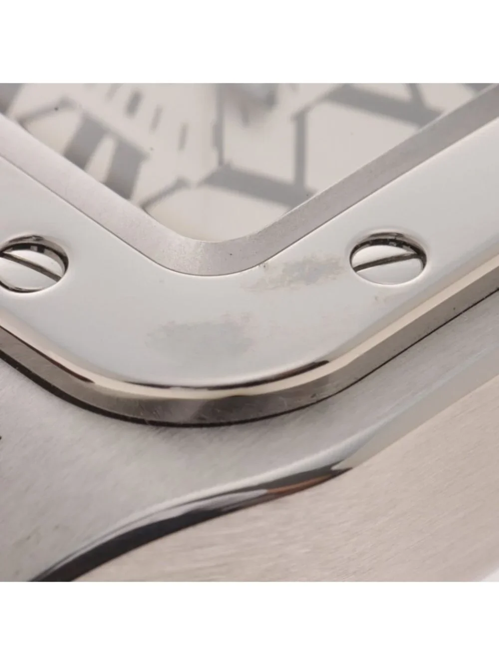 Cartier 100 LM Silver Watch Stainless Steel Automatic